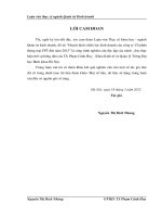 Hoạch định chiến lược kinh doanh của Công ty Cổ phần thương mại FPT đến năm 2015