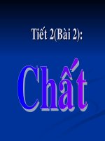Giáo án thao giảng bồi dưỡng thi giáo viên hoá học 8 bài Chất (19)