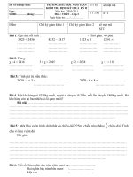 ĐỀ KTGKY2-TOÁN LỚP 3-10-2011