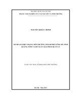 luận văn đánh giá hiện trạng môi trường thành phố uông bí, tỉnh quảng ninh và đề xuất giải pháp quản lý