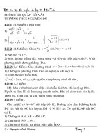 Tổng hợp các  đề tuyển sinh vào lớp 10 môn Toán