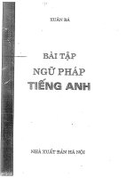 BÀI TẬP NGỮ PHÁP TIẾNG ANH CHỌN LỌC