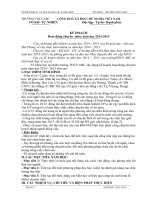 SỔ KẾ HOẠCH VÀ NỘI DUNG CÁC CUỘC HỌP TỔ KH TỰ NHIÊN