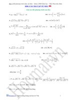 Đề và đáp án về bất phương trình chứa căn thức