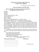 Đơn xin chuyển ngạch giáo viên