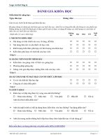 biểu mẫu bảng khảo sát nghiên cứu khoa học