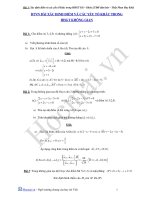 Xác định điểm và các yếu tố khác trong hình học gi