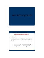 sức bền vật liệu chương 2: kéo nén