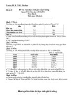 Đề thi HS giỏi Địa li 9