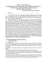 Báo cáo tham luận xây dựng trường học thân thiện ..