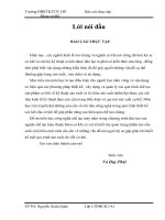 đồ án kỹ thuật cơ khí  Thiết kế quy trình công nghệ gia công chi tiết