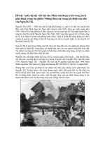 Phân tích tác phẩm Những đứa con trong gia đình của Nguyễn Thi