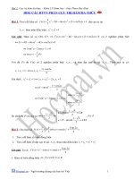 Đề và cách giải về cực trị hàm đa thức