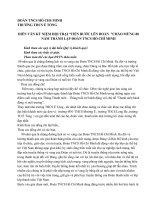 Bài phát biểu của HT- Bí thư chi bộ kỷ niệm ngày 26/3