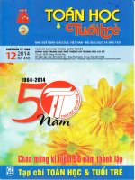 TOÁN HỌC TUỔI TRẺ THÁNG 12 NĂM 2014
