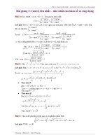 Giá trị lớn nhất và nhỏ nhất của hàm số (2)