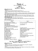 tuần 4 giáo án lớp ghép 2+3