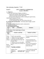 giáo án anh lớp 11- unit 2