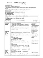 giáo án anh lớp 11- unit 10