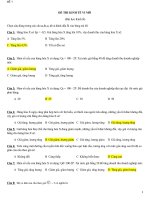 ĐỀ THI KINH TẾ VI MÔ