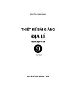 Thiết kế bài giảng Địa 9 tập 2