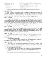 Đề thi giáo viên dạy giỏi môn Hóa học (2010-2011) - Huyện Phù Mỹ.