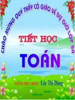 GA toán ôn tập về phân số (tiếp theo)