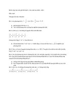 Đề chọn HSG tỉnh 20102011