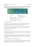 10 điều bạn nên biết khi sử dụng Window