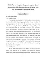 SKKN GDCD Vai trò của phương pháp thuyết trình trong dạy học GDCD