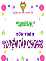 Bài luyện tập chung