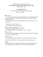 ĐỀ THI HSG TOÁN TỈNH PHÚ THỌ 2010-2011