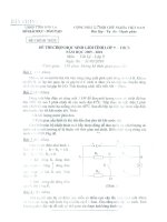 Đề thi học sinh giỏi năm 2009 - 2010