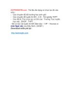 bộ tài liệu VIP - Hocmai - môn Văn - thầy Ninh ( ĐHSP)