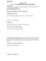 TNXH -Lớp 3 - 15 tiết dự thi cấp huyện