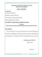 Rèn kĩ năng nói cho học sinh lớp 6 thông qua tiết 29: LUYỆN NÓI KỂ CHUYỆN.