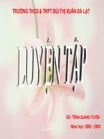 luyện tâp ve dấu hiệu nhân biết tt