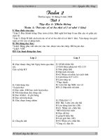 tuần 2 giáo án lớp ghép 2+3