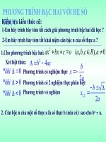 Phuong trinh bac hai voi he so thuc
