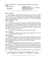 Đề thi giáo viên dạy giỏi môn Vật lý (2010-2011) - Huyện Phù Mỹ.