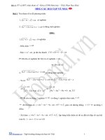 Phương trình và bất phương trình chứa tham số