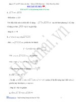 Phương trình và hệ phương trình chứa căn thức