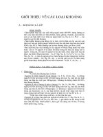 Đề tài Tổng quan về khoáng Iod - Flour và Kẽm