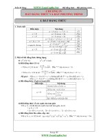 Phương pháp giải nhanh bất đẳng thức và bất phương trình 10