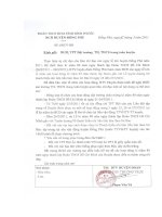 Số: 126/CV-HĐ ngày 15/3/2011 v/v thực hiện sự chỉ đạo của BCĐ các ngày lễ lớn