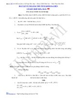 Các bài toán tìm thể tích có kết hợp việc tìm Min, Max