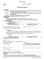 Giáo án Số học 6 HK2