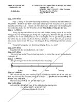 Đề thi giáo viên dạy giỏi môn Âm nhạc(2010-2011) - Huyện Phù Mỹ.