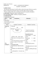 giáo án anh lớp 11- unit 11