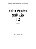 Thiết kế bài giảng văn 12 tập 1